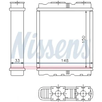 Système de chauffage NISSENS 72659