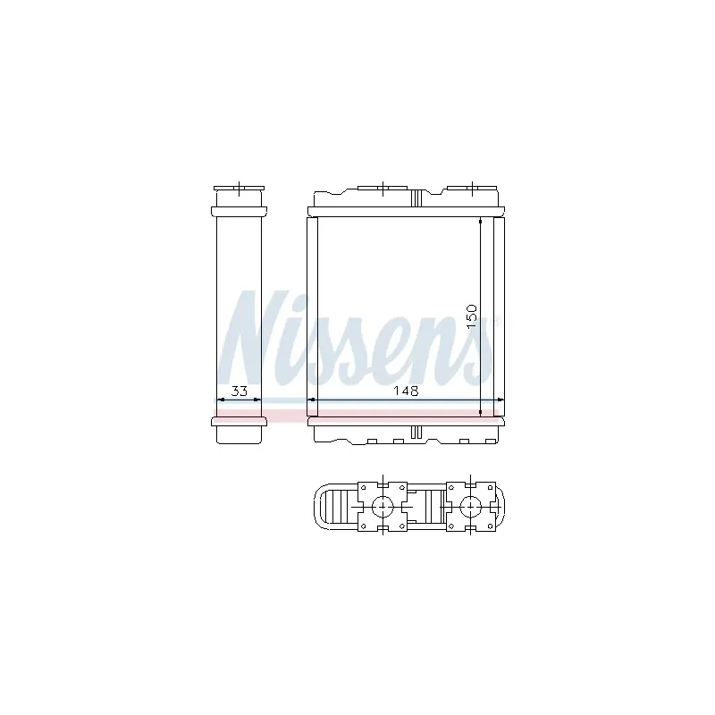 Système de chauffage NISSENS 72659