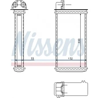 Système de chauffage NISSENS 72982