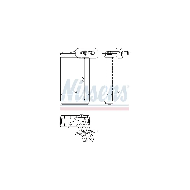 Système de chauffage NISSENS 73963