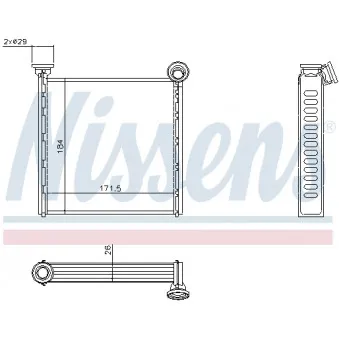Système de chauffage NISSENS 73992