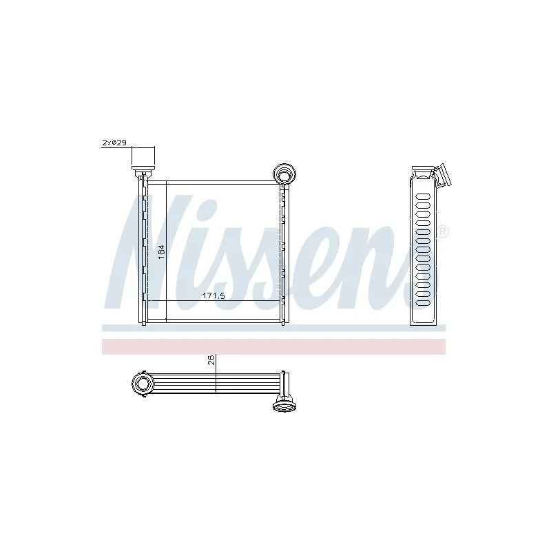 Système de chauffage NISSENS 73992