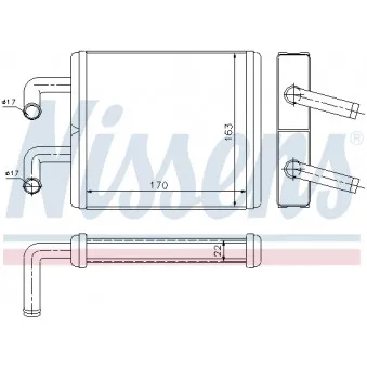 Système de chauffage NISSENS 77510
