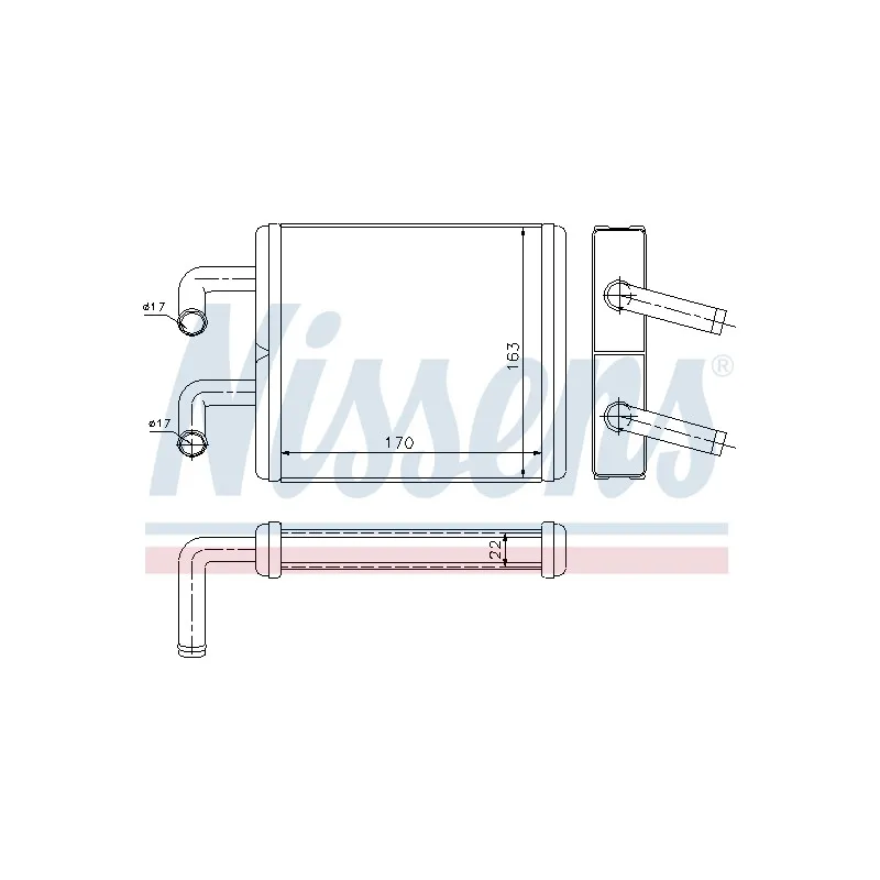 Système de chauffage NISSENS 77510