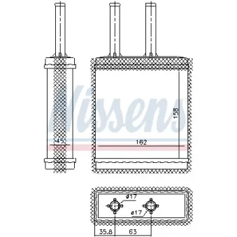 Système de chauffage NISSENS 77519