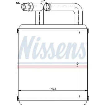 Système de chauffage NISSENS 77618