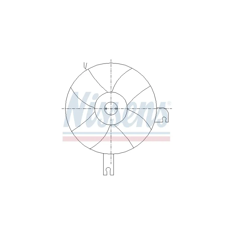 Ventilateur, condenseur de climatisation NISSENS 85096