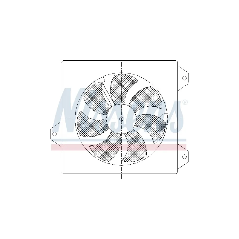 Ventilateur, refroidissement du moteur NISSENS 85099
