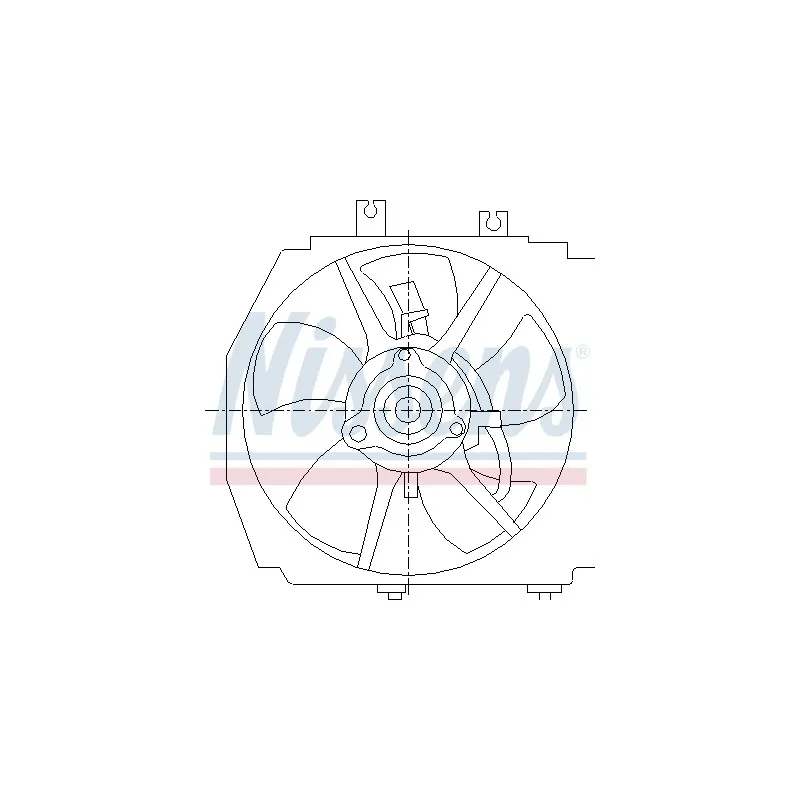 Ventilateur, refroidissement du moteur NISSENS 85381