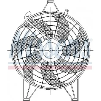 Ventilateur, condenseur de climatisation NISSENS