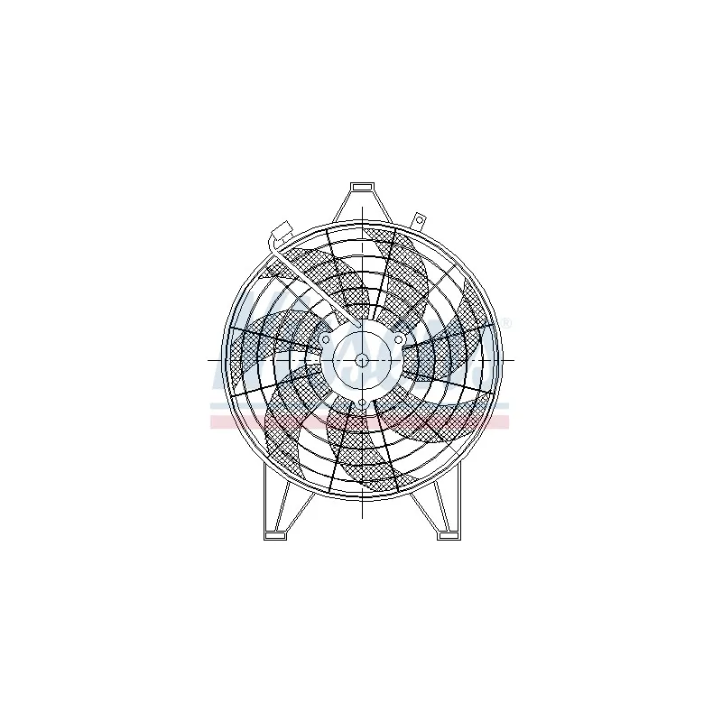 Ventilateur, condenseur de climatisation NISSENS 85531