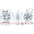 Ventilateur, refroidissement du moteur NISSENS 85927 - Visuel 1