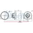 Pulseur d'air habitacle NISSENS 87026 - Visuel 1