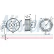 Pulseur d'air habitacle NISSENS 87031 - Visuel 1