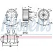Pulseur d'air habitacle NISSENS 87033 - Visuel 1