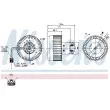 Pulseur d'air habitacle NISSENS 87036 - Visuel 1