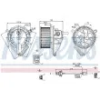 Pulseur d'air habitacle NISSENS 87039 - Visuel 1