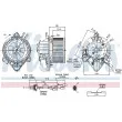 Pulseur d'air habitacle NISSENS 87042 - Visuel 1