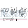 Pulseur d'air habitacle NISSENS 87048 - Visuel 1