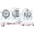 Pulseur d'air habitacle NISSENS 87050 - Visuel 1