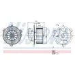 Pulseur d'air habitacle NISSENS 87056 - Visuel 1