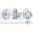 Pulseur d'air habitacle NISSENS 87082 - Visuel 1