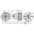 Pulseur d'air habitacle NISSENS 87085 - Visuel 1