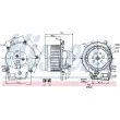 Pulseur d'air habitacle NISSENS 87111 - Visuel 1