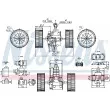Pulseur d'air habitacle NISSENS 87117 - Visuel 1