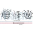 Pulseur d'air habitacle NISSENS 87152 - Visuel 1