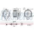 Pulseur d'air habitacle NISSENS 87183 - Visuel 1