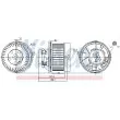 Pulseur d'air habitacle NISSENS 87187 - Visuel 1