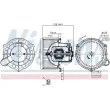 Pulseur d'air habitacle NISSENS 87234 - Visuel 1
