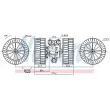Pulseur d'air habitacle NISSENS 87340 - Visuel 1