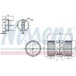 Pulseur d'air habitacle NISSENS 87356 - Visuel 1