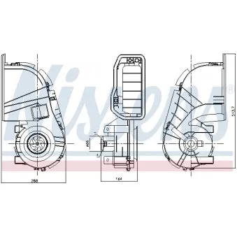 Pulseur d'air habitacle NISSENS 87394
