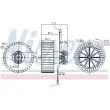 Pulseur d'air habitacle NISSENS 87402 - Visuel 1