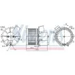 Pulseur d'air habitacle NISSENS 87405 - Visuel 1