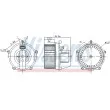 Pulseur d'air habitacle NISSENS 87444 - Visuel 1