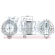 Pulseur d'air habitacle NISSENS 87727 - Visuel 1