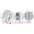 Pulseur d'air habitacle NISSENS 87798 - Visuel 1