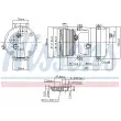 Compresseur, climatisation NISSENS 890050 - Visuel 1
