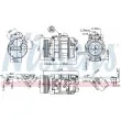 Compresseur, climatisation NISSENS 890069 - Visuel 1