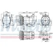 Compresseur, climatisation NISSENS 890081 - Visuel 1