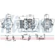 Compresseur, climatisation NISSENS 890142 - Visuel 1