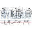 Compresseur, climatisation NISSENS 890145 - Visuel 1