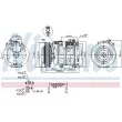 Compresseur, climatisation NISSENS 890166 - Visuel 1