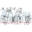 Compresseur, climatisation NISSENS 890169 - Visuel 1
