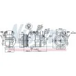 Compresseur, climatisation NISSENS 890175 - Visuel 1