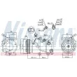 Compresseur, climatisation NISSENS 890241 - Visuel 1
